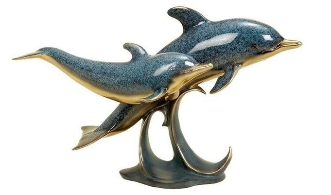 dolphin shaped love charm