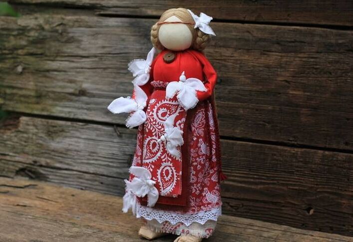 Slavic doll Bird-joy, attracting well-being into the house. 