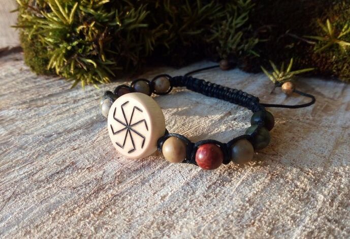 rune bracelet as a good luck charm